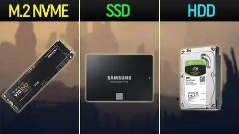 Bilgisayarlarda HDD-SSD-M2SSD